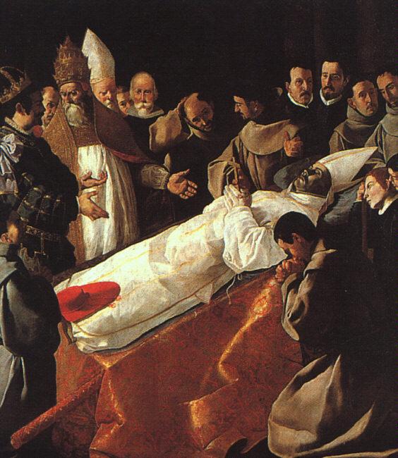 ZURBARAN  Francisco de The Lying-in-State of St. Bonaventura